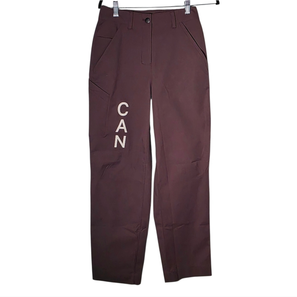 lululemon athletica Pants - Lululemon Carpenter HR Pant TCA Water Repellent Barrel Leg Pants Brown Size 26